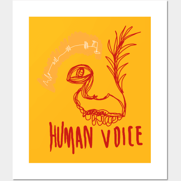 human voice Wall Art by grimmfrost